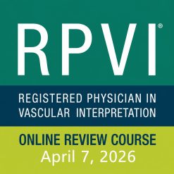 American Society of Echocardiography Registered Physician in Vascular Interpretation Online Review Course 2026