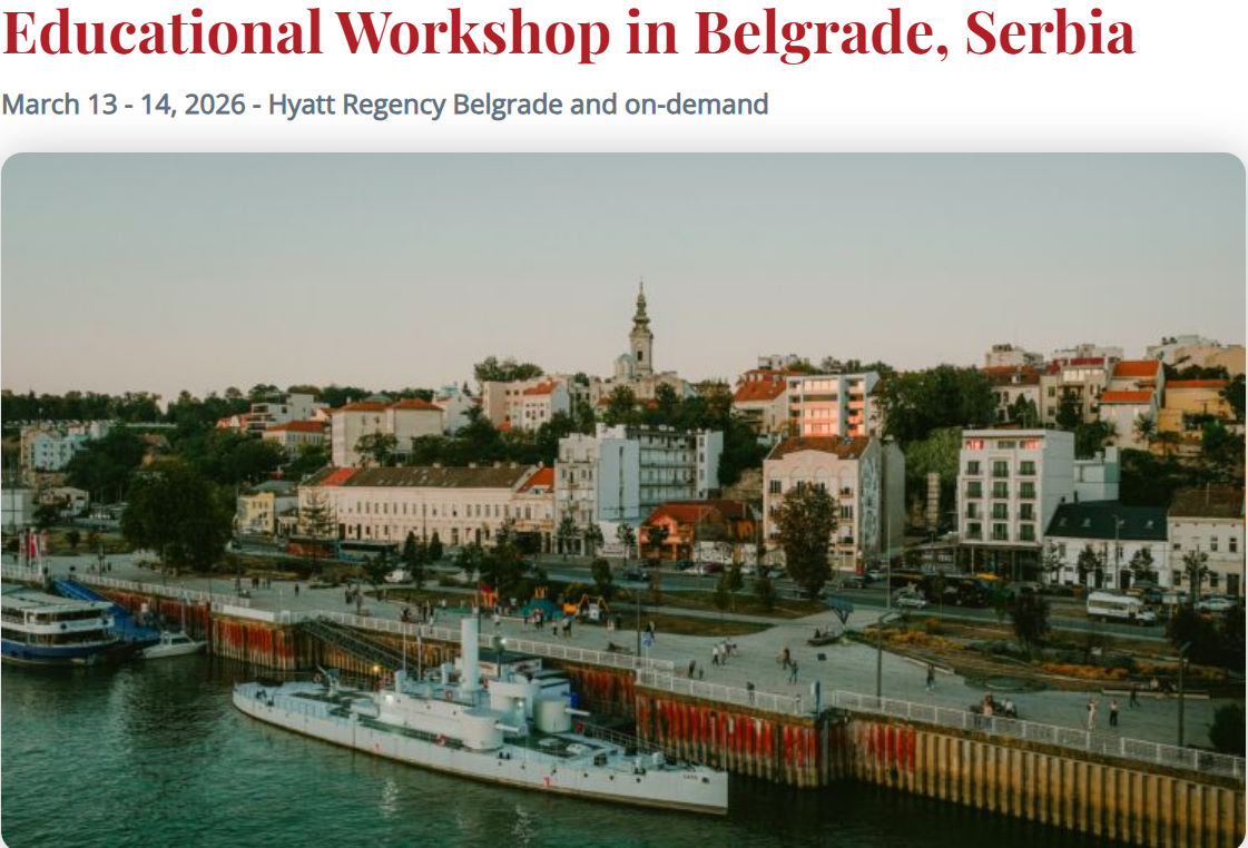 International Myeloma Society Educational Workshop in Belgrade, Serbia 2026 International Myeloma Society Educational Workshop in Belgrade, Serbia 2026