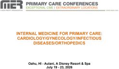 MER Primary Care Conferences Internal Medicine for Primary Care Cardio Gyn ID Ortho Jul 19-23, 2026