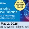 Cleveland Clinic Restoring Neurological Function The Crossroads of Neurology, Psychiatry and Neurosurgery 2026 Cleveland Clinic Restoring Neurological Function The Crossroads of Neurology, Psychiatry and Neurosurgery 2026