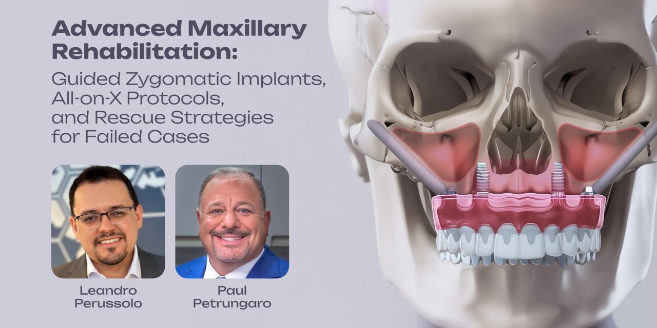 OHI-S Advanced Maxillary Rehabilitation Guided Zygomatic Implants, All-on-X Protocols, and Rescue Strategies for Failed Cases 3 lessons 3h 21min OHI-S Advanced Maxillary Rehabilitation Guided Zygomatic Implants, All-on-X Protocols, and Rescue Strategies for Failed Cases 3 lessons 3h 21min