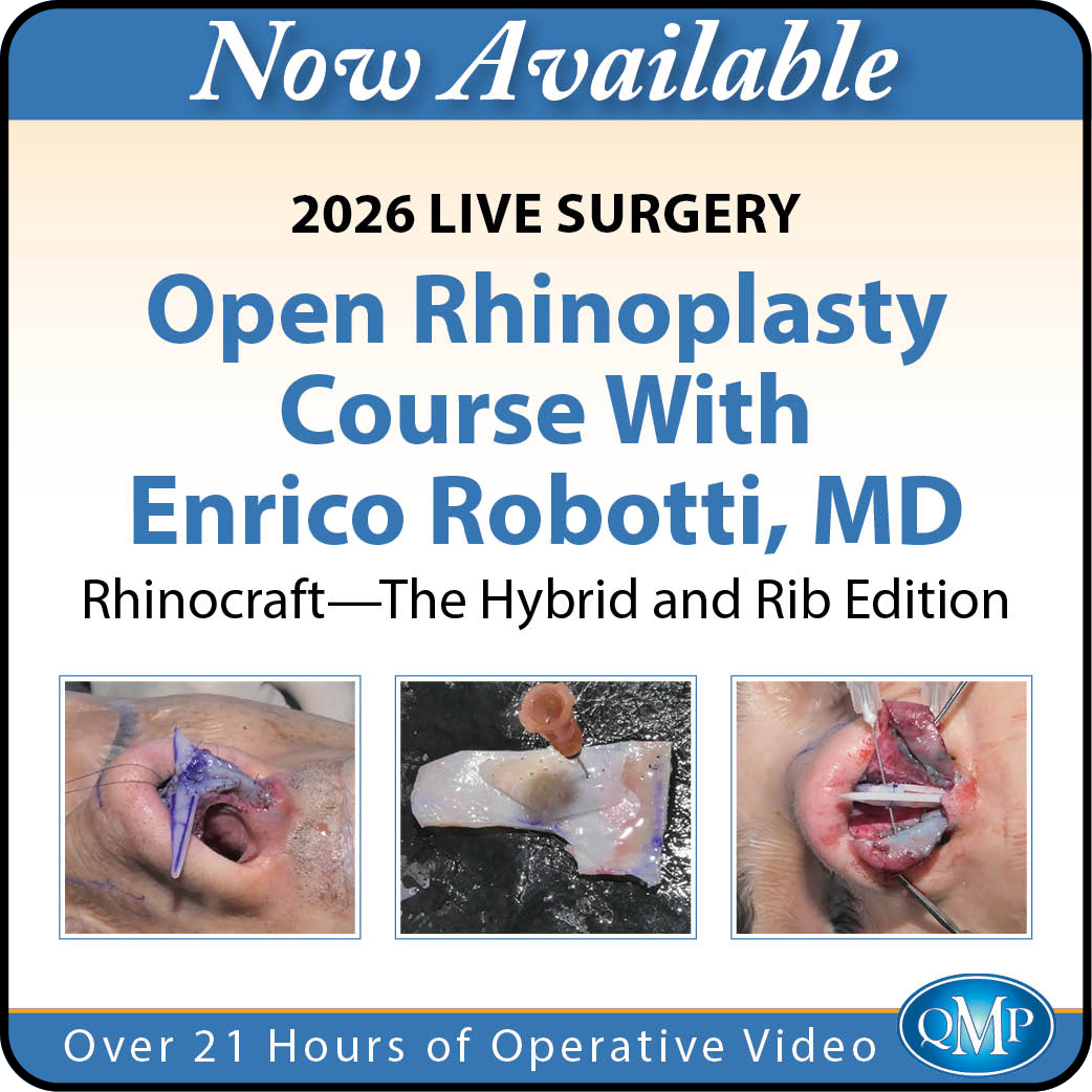 QMP 2026 Live Surgery Open Rhinoplasty Course With Enrico Robotti, MD Rhinocraft-The Hybrid and Rib Edition QMP 2026 Live Surgery Open Rhinoplasty Course With Enrico Robotti, MD Rhinocraft-The Hybrid and Rib Edition