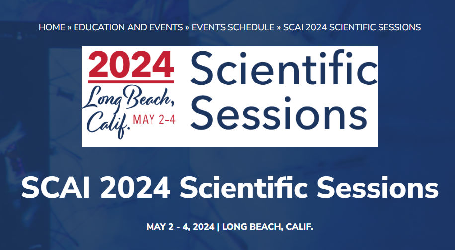 Society for Cardiovascular Angiography & Interventions Scientific Sessions 2024 Society for Cardiovascular Angiography & Interventions Scientific Sessions 2024