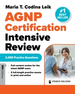 AGNP Certification Intensive Review: 2,000 Practice Questions, 6th Edition (Original PDF from Publisher)