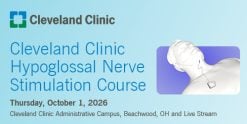 Cleveland Clinic Hypoglossal Nerve Stimulation Course 2026