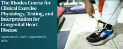 Harvard The Rhodes Course for Clinical Exercise Physiology, Testing, and Interpretation for Congenital Heart Disease 2026