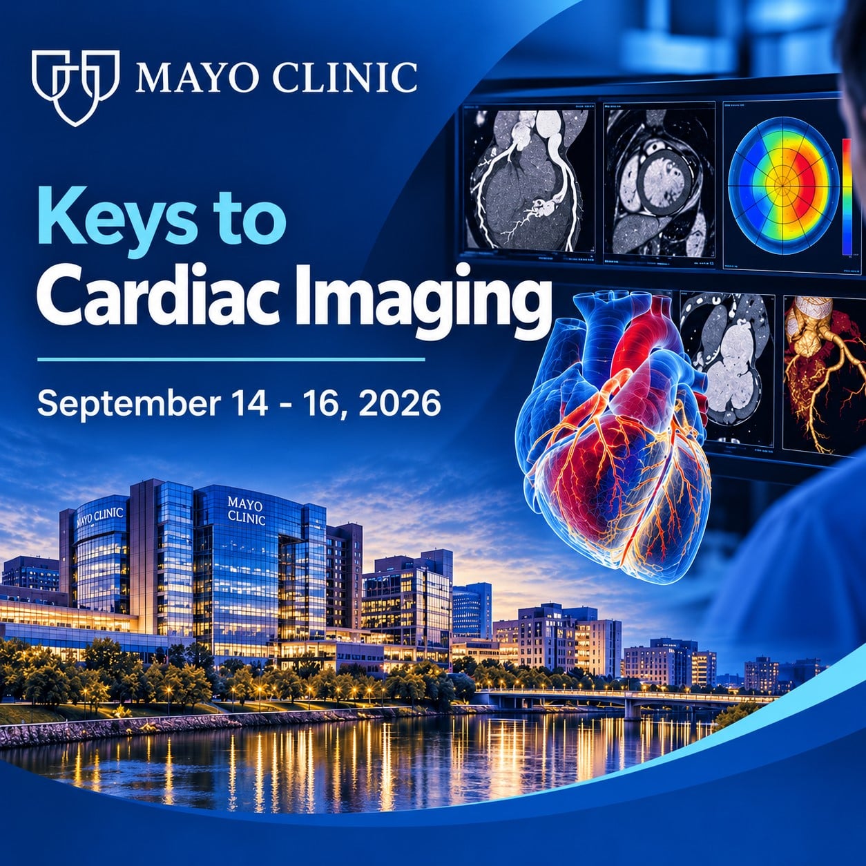 Mayo Clinic Keys to Cardiac Imaging September 14 – 16, 2026 Mayo Clinic Keys to Cardiac Imaging September 14 – 16, 2026