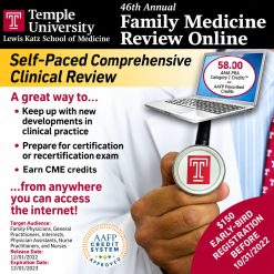 Temple University 46th Annual Family Medicine Review 2022