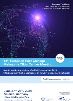 European Association of Dermato-Oncology 14th European Post-Chicago Melanoma Skin Cancer Meeting 2024