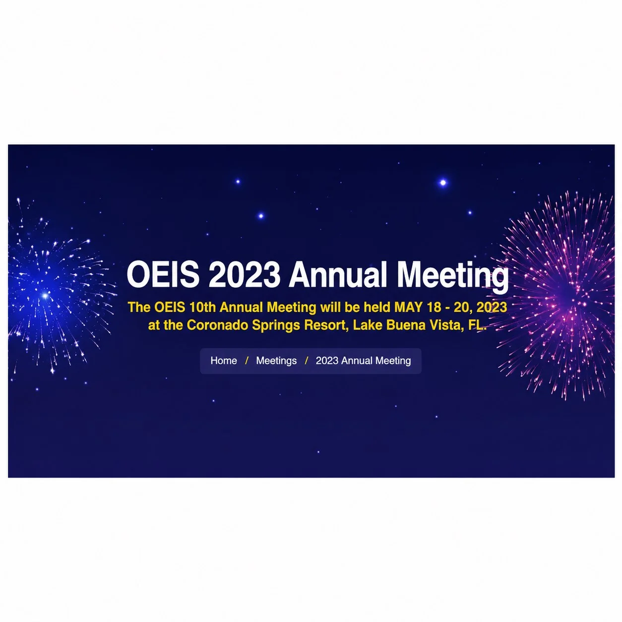 Outpatient Endovascular and Interventional Society 10th Annual National Scientific Meeting 2023 Outpatient Endovascular and Interventional Society 10th Annual National Scientific Meeting 2023