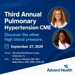 AdventHealth 3rd Annual Pulmonary Hypertension 2024