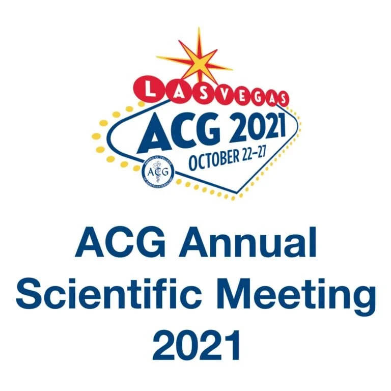 ACG Annual Scientific Meeting 2021 ACG Annual Scientific Meeting 2021