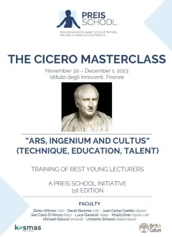 PREIS School International and European School of Perinatal Neonatal and Reproductive Medicine The Cicero Masterclass 2023