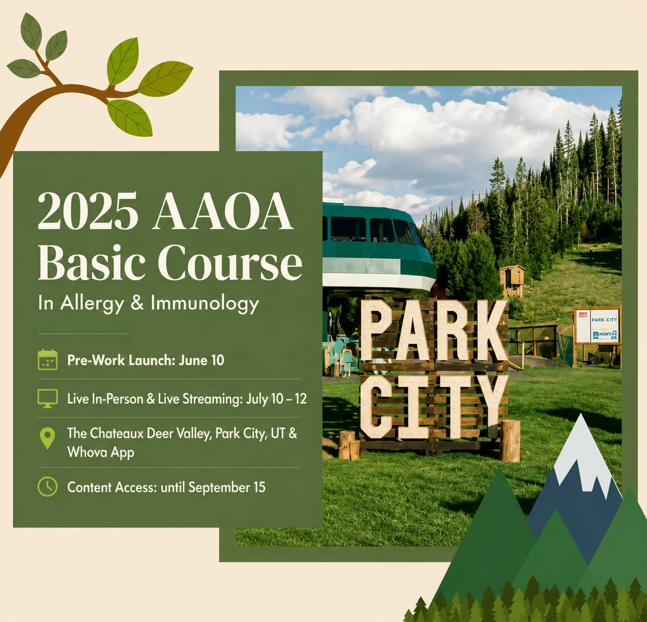 American Academy of Otolaryngic Allergy Basic Course in Allergy and Immunology 2025 American Academy of Otolaryngic Allergy Basic Course in Allergy and Immunology 2025