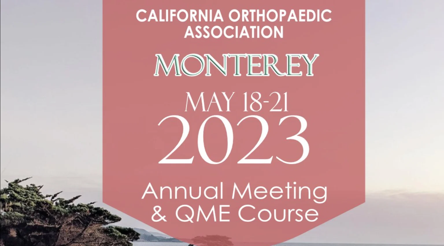 California Orthopaedic Association Annual Meeting 2023 California Orthopaedic Association Annual Meeting 2023